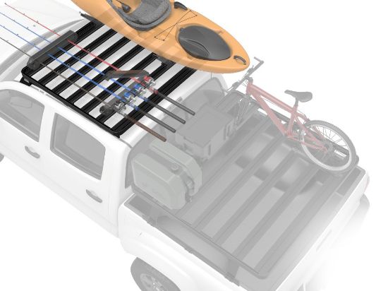 Picture of Land Rover Defender (1983-2016) Pickup Truck Slimline II Roof Rack Kit - by Front Runner