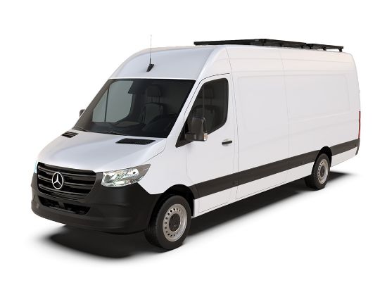 Picture of Mercedes Benz Sprinter 170in/L3/LWB w/OEM Tracks (2006-Current) Slimline II Roof Rack Kit / Tall - by Front Runner