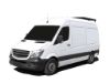 Picture of Mercedes Benz Sprinter 128in/144in/170in / L1/L2/L3 / SWB/MWB/LWB Wheelbase w/o OEM Tracks (2006-Current) Slimline II 1/4 Roof Rack Kit / Tall - by Front Runner