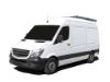 Picture of Mercedes Benz Sprinter 128in/144in/170in / L1/L2/L3 / SWB/MWB/LWB Wheelbase w/o OEM Tracks (2006-Current) Slimline II 1/2 Roof Rack Kit / Tall - by Front Runner