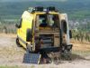 Picture of Mercedes Benz Sprinter 144in/170in / L2/L3 / MWB/LWB Wheelbase w/o OEM Tracks (2006-Current) Slimline II Roof Rack Kit - by Front Runner
