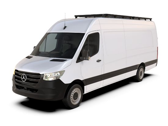 Picture of Mercedes Benz Sprinter 170in/L3/LWB Wheelbase w/o OEM Tracks (2006-Current) Slimline II Roof Rack Kit / Tall - by Front Runner