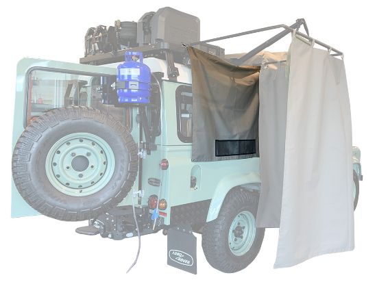 Picture of Shower Cubicle Curtain / Caddy - by Front Runner