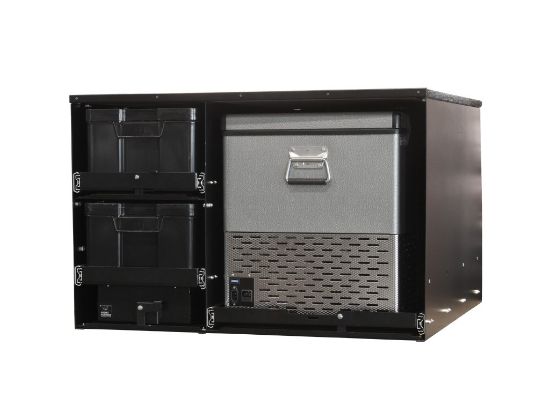 Picture of 4 Cub Box Drawer AND Fridge Slide Combo - by Front Runner