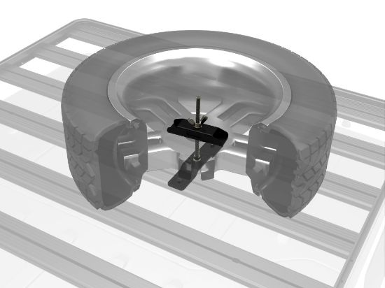 Picture of Spare Wheel Clamp / Low Profile - by Front Runner